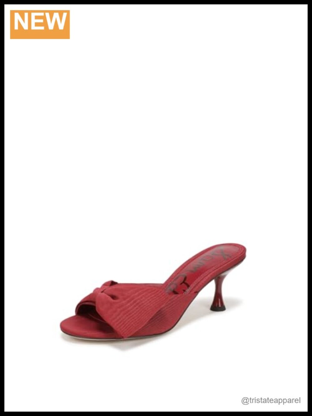 Sam Edelman Ragan Bow Mule Heeled Sandal Buckle Slide 1 Count